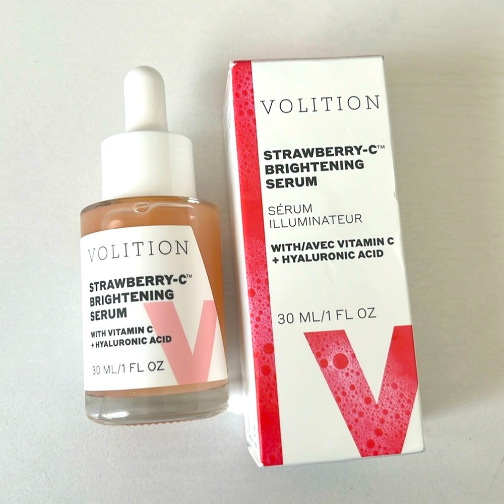 Volition Strawberry-C Brightening Serum with AVEC Vitamin C and Hyaluronic Acid